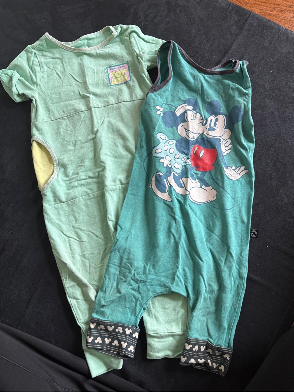 Disney Rags Kids One-Piece Romper Pair
